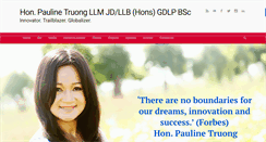 Desktop Screenshot of paulinetruong.com